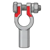 Battery Terminal, Left Add-On, 1/0 AWG
