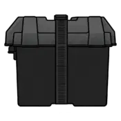 battery-box Plastic Battery Storage Box, Group Size 24 Battery