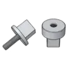 Locomotive Lead Battery Cable Nut & Bolt