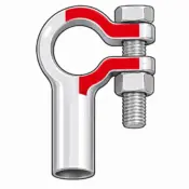 Battery Terminal, Left Add-On, 1/0 AWG